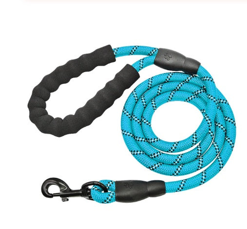 Reflecterende hondenriem van nylon, hondenriem met touw voor kleine, middelgrote en grote honden, wandeltraining, huisdierbenodigdheden