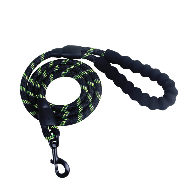 Reflecterende hondenriem van nylon, hondenriem met touw voor kleine, middelgrote en grote honden, wandeltraining, huisdierbenodigdheden