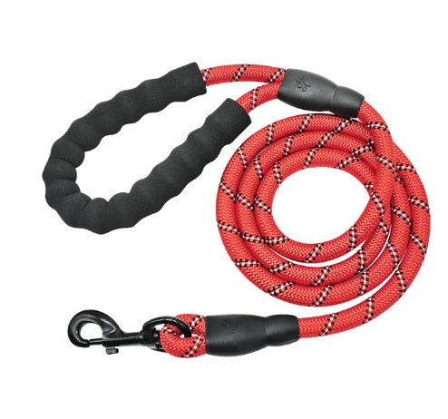 Reflecterende hondenriem van nylon, hondenriem met touw voor kleine, middelgrote en grote honden, wandeltraining, huisdierbenodigdheden