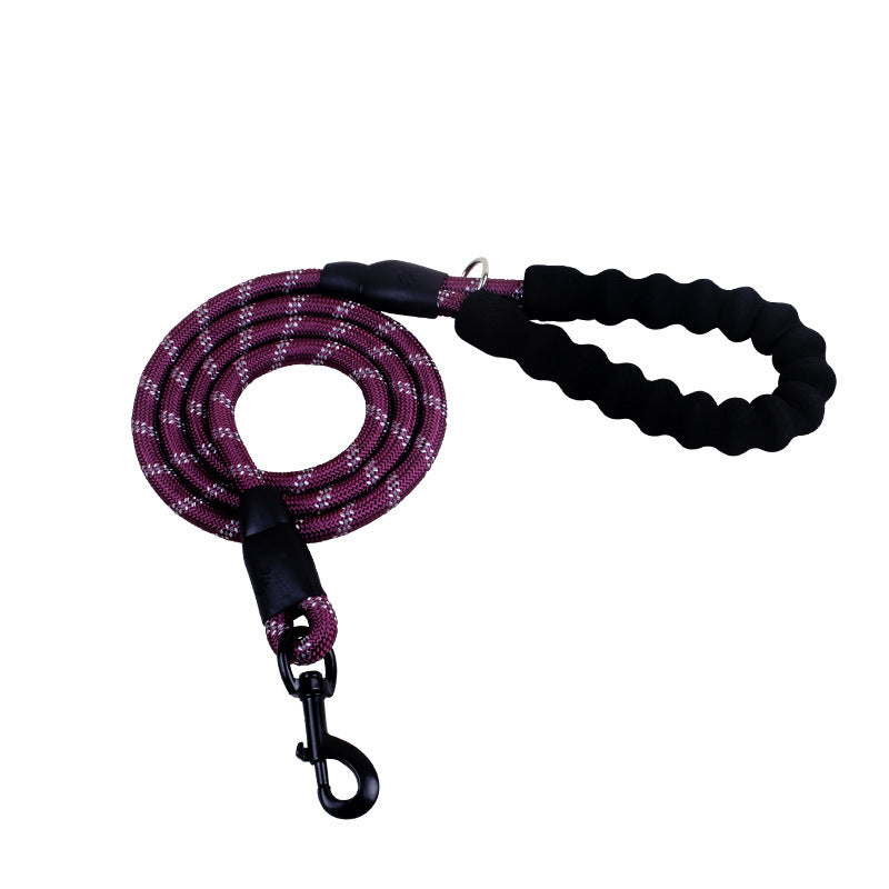Reflecterende hondenriem van nylon, hondenriem met touw voor kleine, middelgrote en grote honden, wandeltraining, huisdierbenodigdheden
