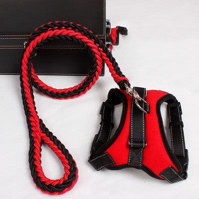 Nieuw Nylon Medium Large Hondentuigje K9 Gevoerde Extra Reflecterende Halsband Puppy Lijn Huisdierenvest Hondenvest Husky Hondenbenodigdheden