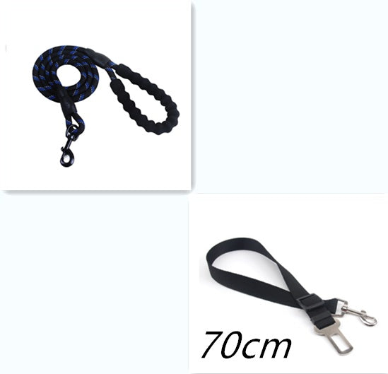 Reflecterende hondenriem van nylon, hondenriem met touw voor kleine, middelgrote en grote honden, wandeltraining, huisdierbenodigdheden