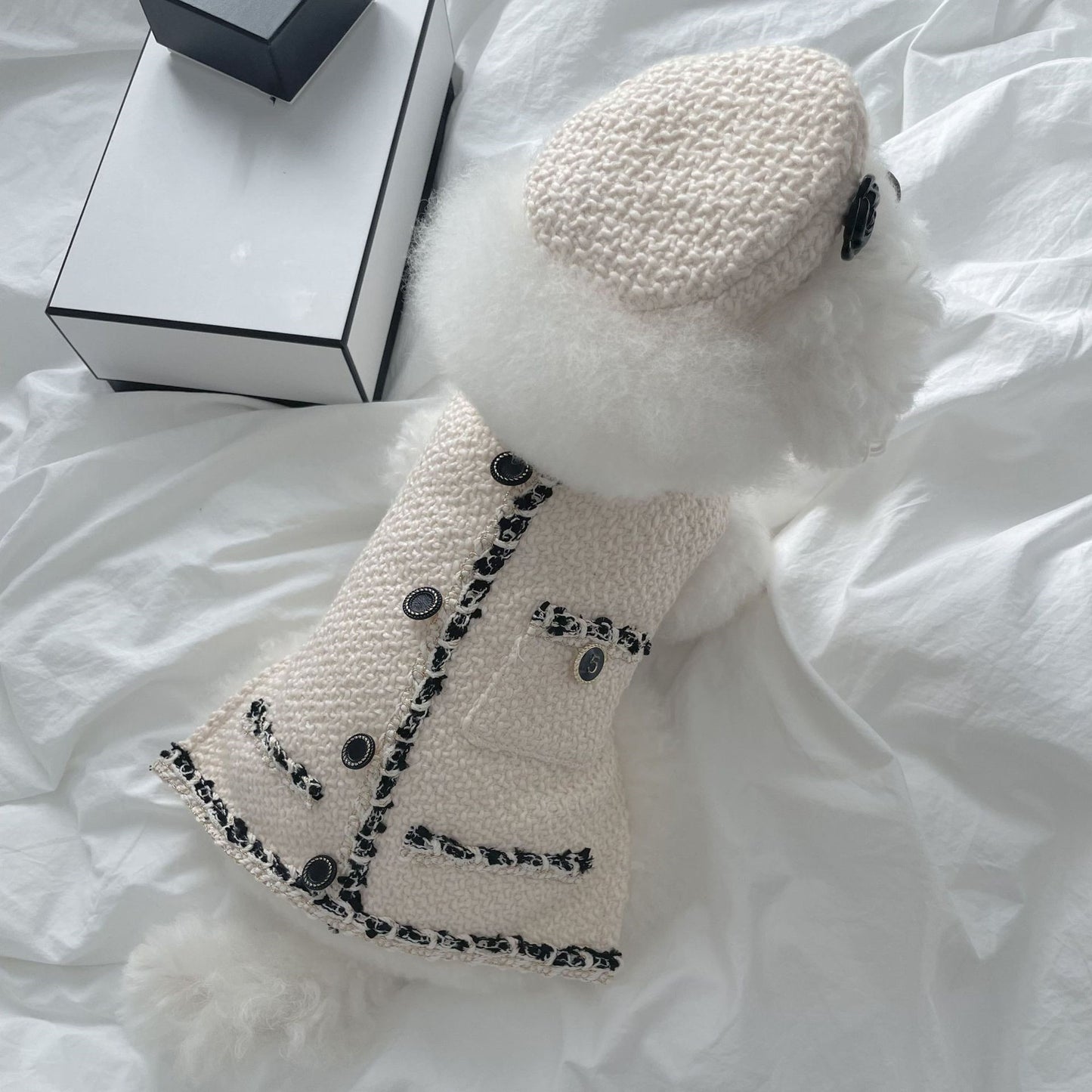 Huisdier Hond Kat Accessoires Gebreide Muts