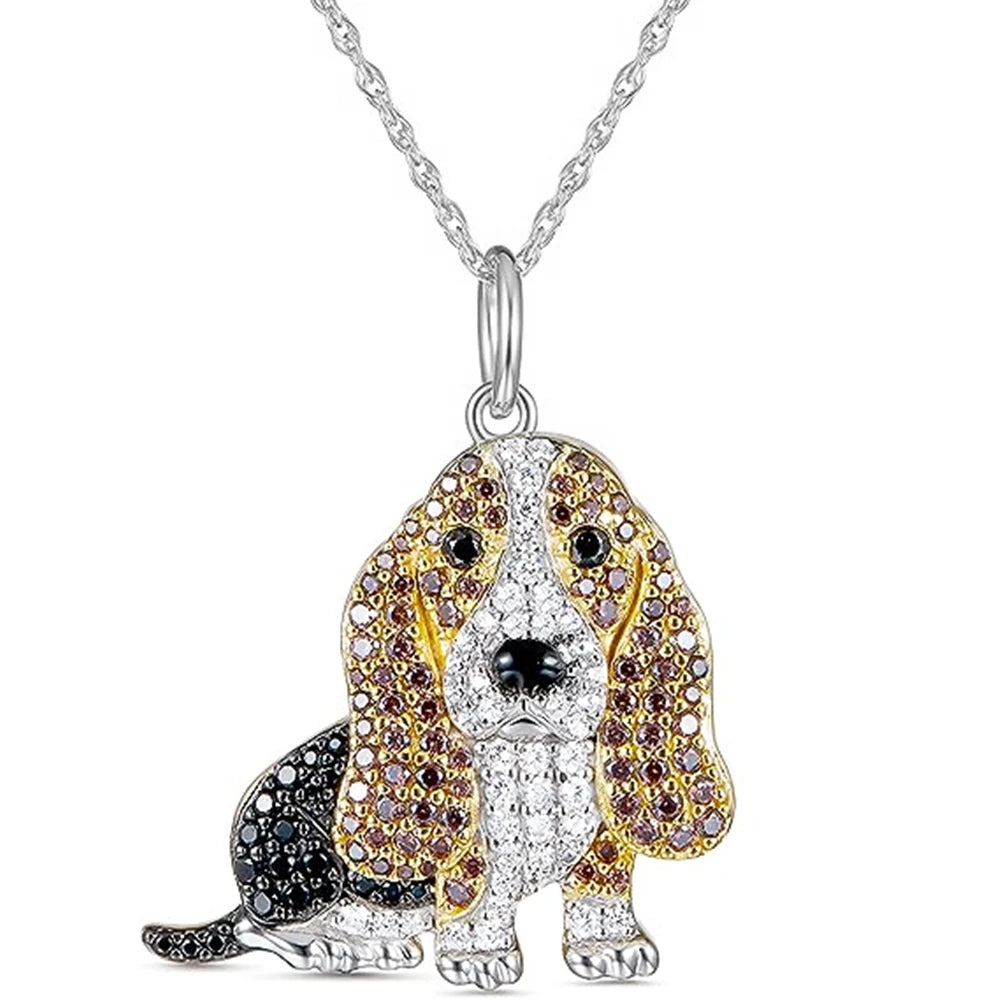 Beagle hanger ketting - elegant puppy sieraden cadeau