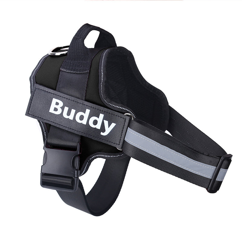 Personalized Dog Harness Reflective Breathable Adjustable