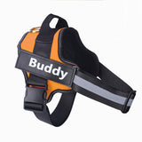 Personalized Dog Harness Reflective Breathable Adjustable