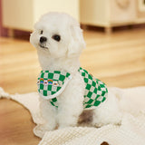 Slabbetje Schaakbord Modemerk Vest Huisdier Hond