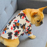 Lente en zomer dunne huisdier shirt bedrukking