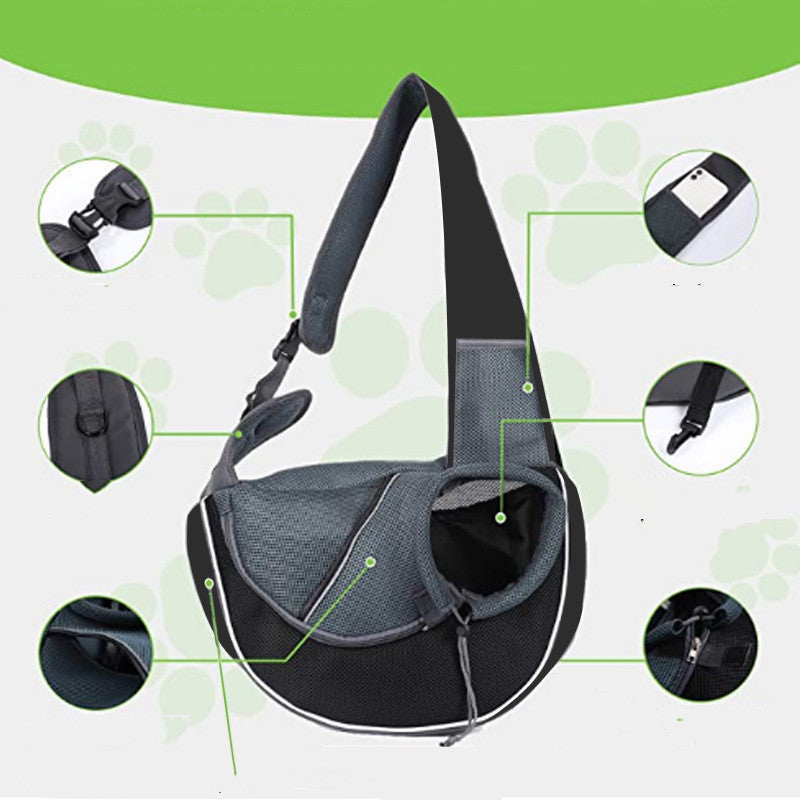 Draagtas voor huisdieren, dames, draagbare crossbodytas voor honden en katten, huisdierproducten
