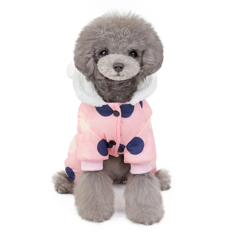 Waterproof Winter Pet Dog Jacket Jumpsuit