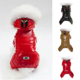 Waterproof Winter Pet Dog Jacket Jumpsuit