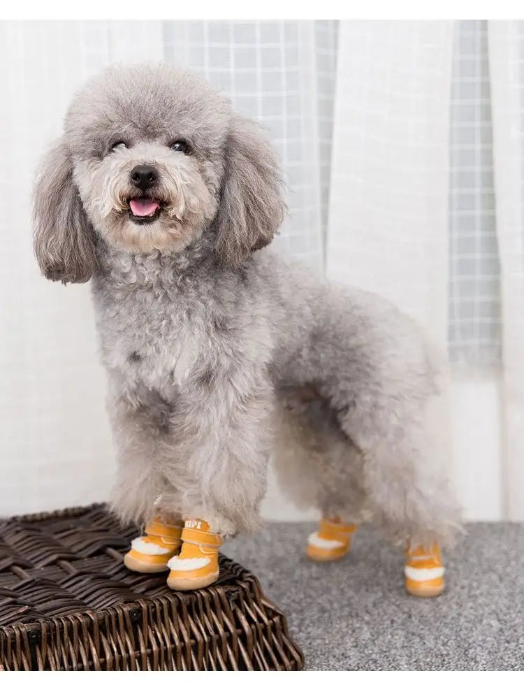 Winter Dog Boots - Non-Slip 4pcs