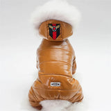 Waterproof Winter Pet Dog Jacket Jumpsuit