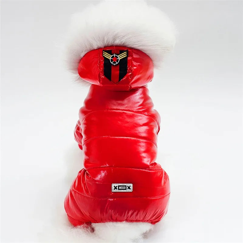 Waterproof Winter Pet Dog Jacket Jumpsuit