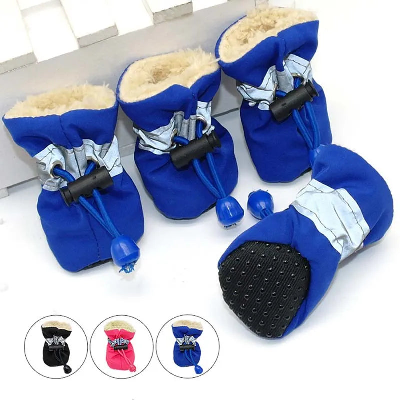 Winter Pet Dog/Cats Shoes Anti-slip