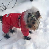 Waterproof Winter Pet Dog Jacket Jumpsuit