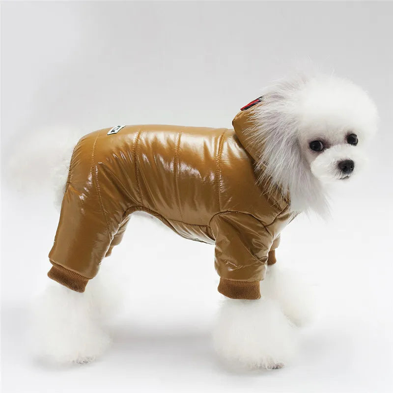 Waterproof Winter Pet Dog Jacket Jumpsuit