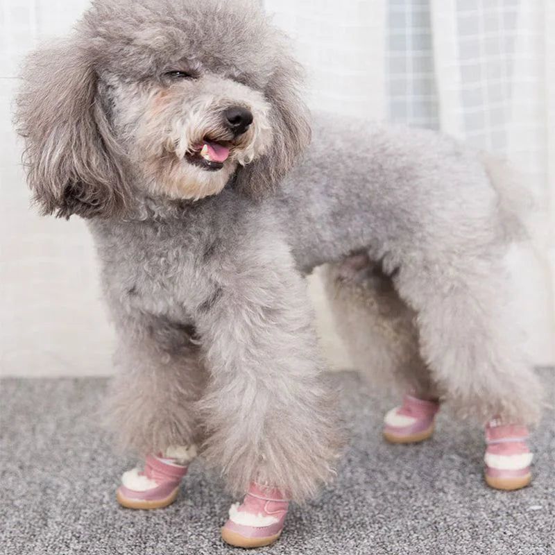 Winter Dog Boots - Non-Slip 4pcs