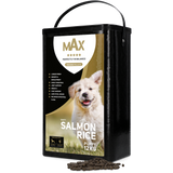 Max Puppy Geperste Brokken Zalm & Rijst 12 kg