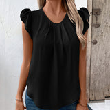 Casual Round Neck Pullover Short Sleeve T-shirt
