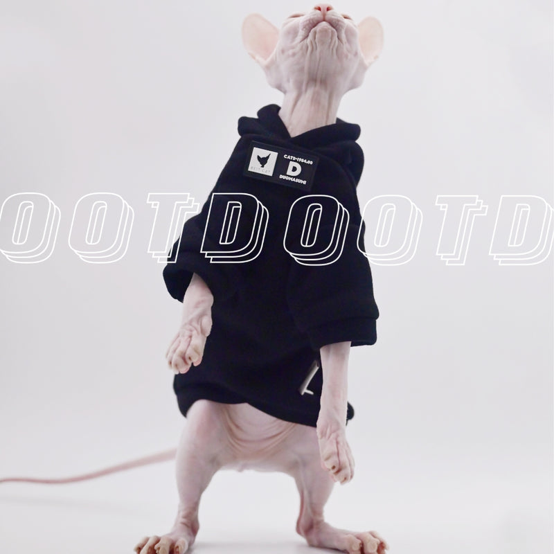 Pink Sphinx Cat Sweater - Warm Autumn/Winter Coat