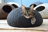 Handcrafted Wool Cat Bed