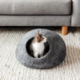 Handcrafted Wool Cat Bed