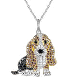 Beagle Pendant Necklace – Elegant Puppy Jewelry Gift