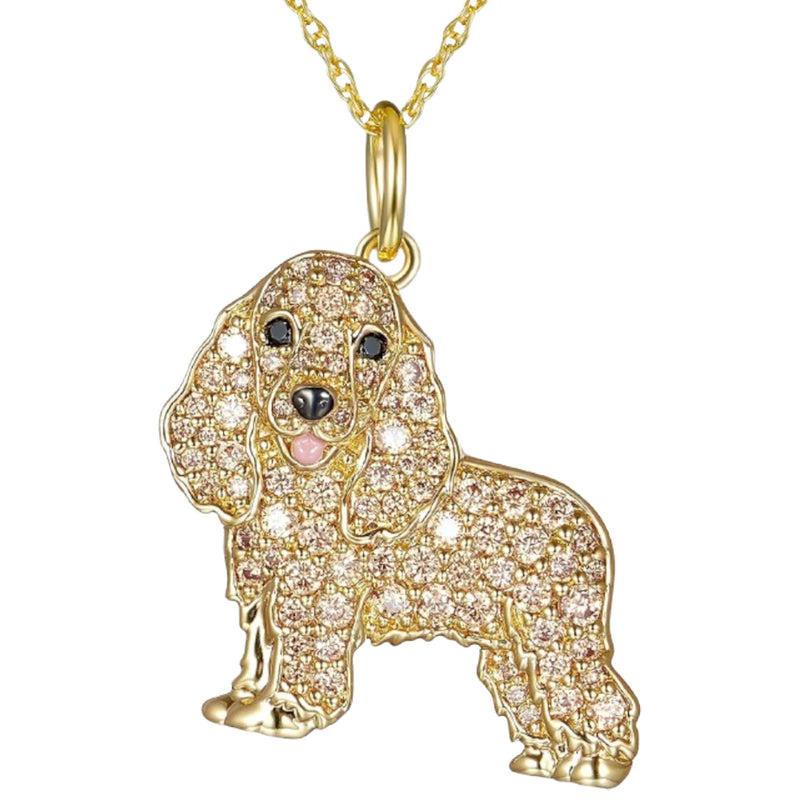 Beagle Pendant Necklace – Elegant Puppy Jewelry Gift