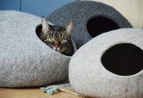 Handcrafted Wool Cat Bed