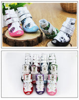 Small Dog Booties 4PCS Cute Breathable Shoes