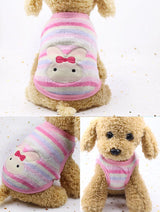 Cute Printed Clothing for Small Pets Warm&Soft