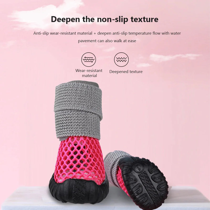 Cute Small Dog Boots - Soft and Breathable