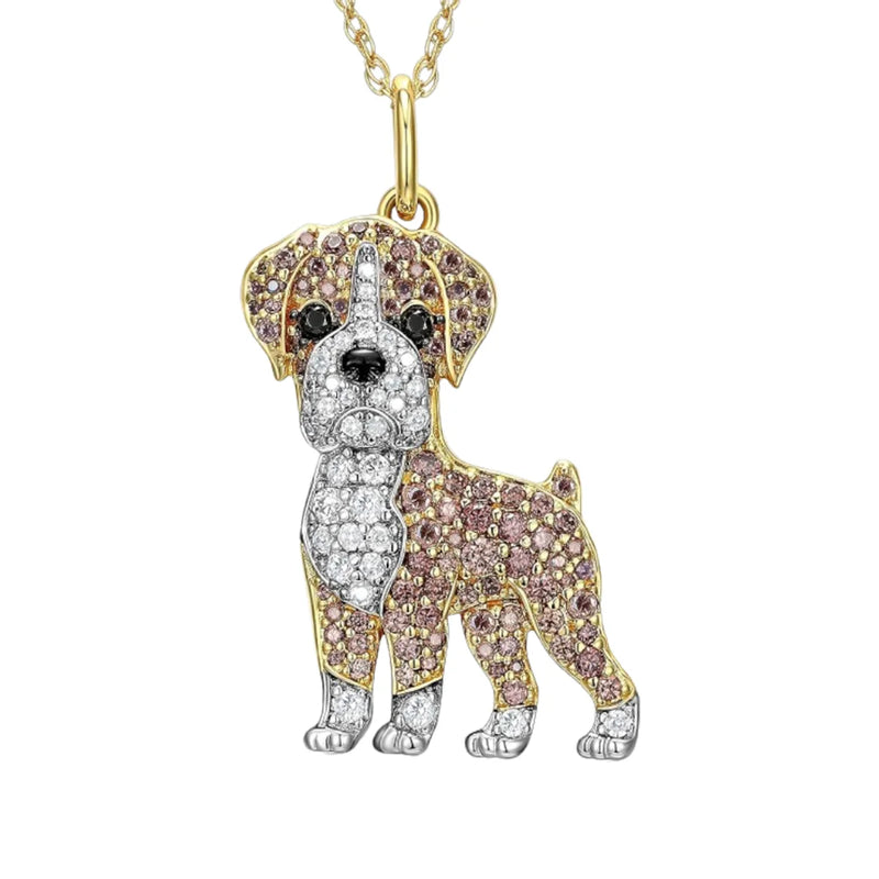 Beagle Pendant Necklace – Elegant Puppy Jewelry Gift