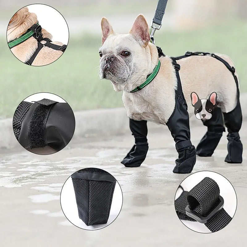 Waterdichte antislip hondenschoenen voor kleine en middelgrote honden