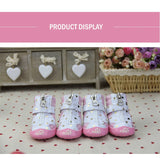 Small Dog Booties 4PCS Cute Breathable Shoes