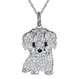 Beagle Pendant Necklace – Elegant Puppy Jewelry Gift