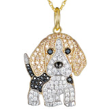 Beagle Pendant Necklace – Elegant Puppy Jewelry Gift