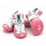 Small Dog Booties 4PCS Cute Breathable Shoes