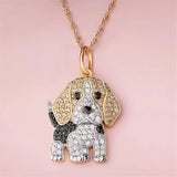 Beagle Pendant Necklace – Elegant Puppy Jewelry Gift
