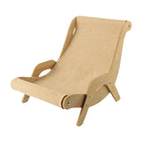 Cozy Elevated Lounge Chair with Scratching Pad - for Cats/Dogs