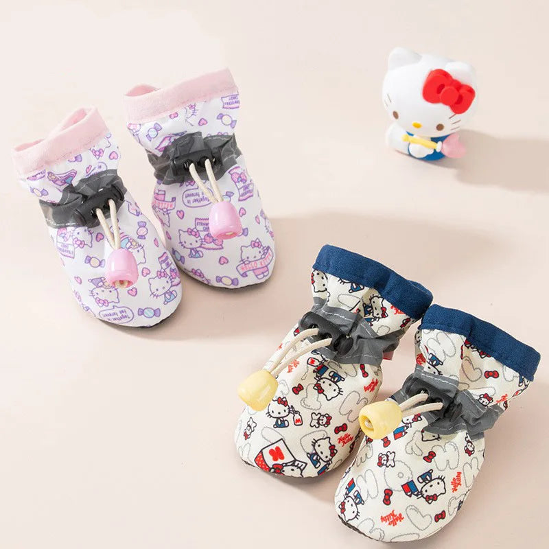 Sanrio Cute Print Dog Shoes - Breathable & Non-Slip