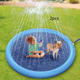 Non-Slip Splash Pad For Kids And Pets Pool Summer Outdoor Water Backyard Fountain