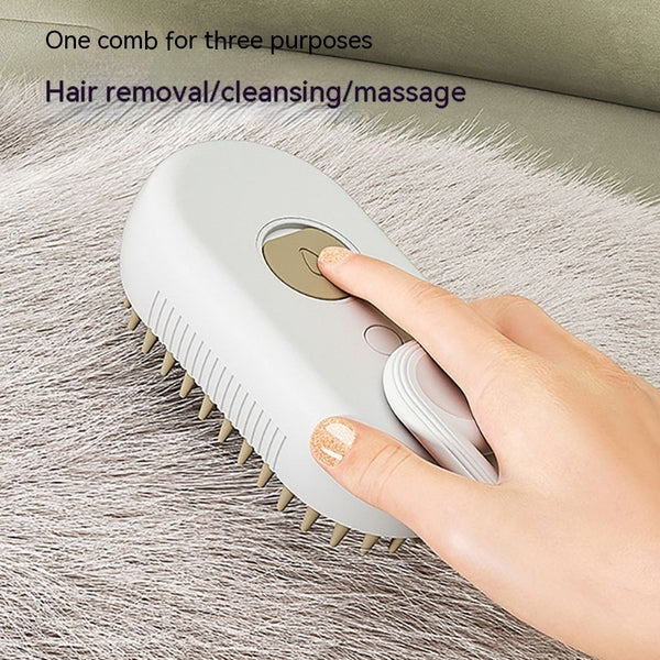 Steam Brush for Dog/Cat 3 In 1