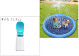 Non-Slip Splash Pad For Kids And Pets Pool Summer Outdoor Water Backyard Fountain