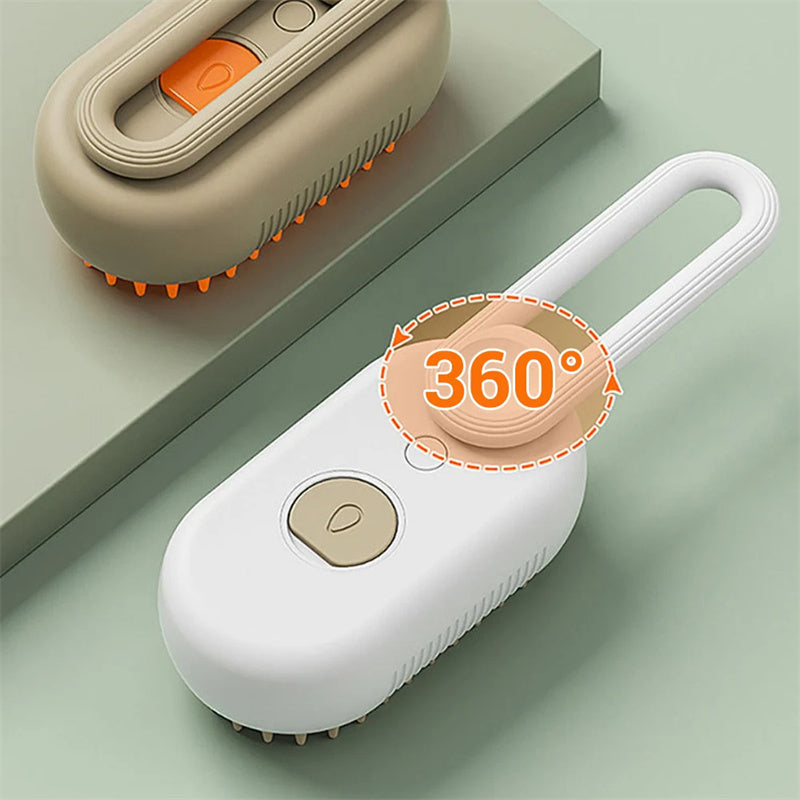 Steam Brush for Dog/Cat 3 In 1